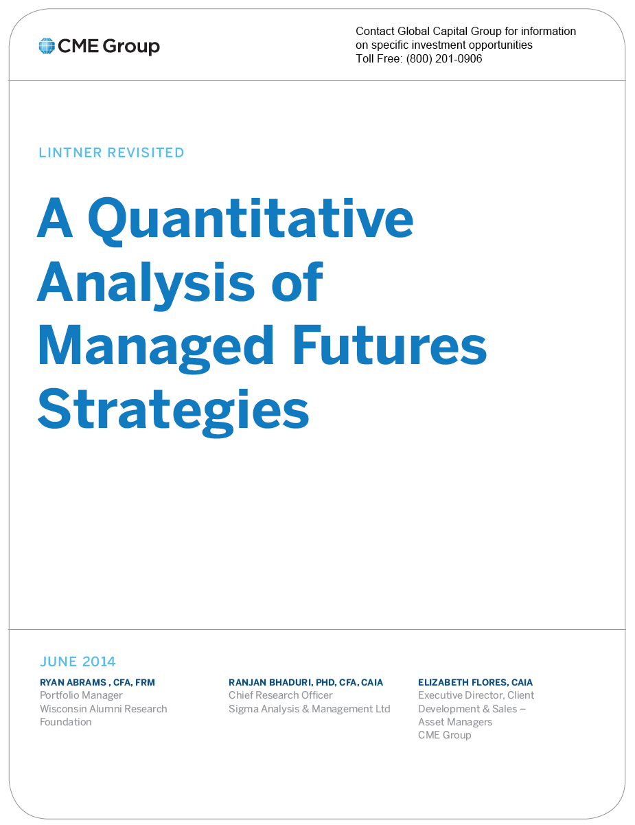 Lintner Revisited-A Quantitative Analysis of Managed Futures Strategies